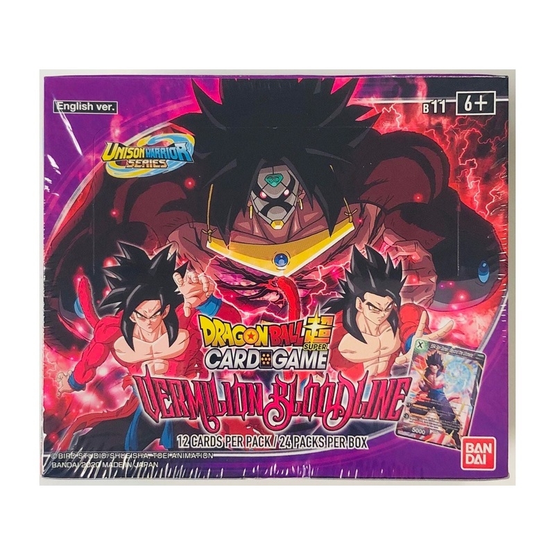 Bandai - Dragon Ball Super - Set 11 - Unison Warriors 2 - Vermillion Bloodline - Booster Box