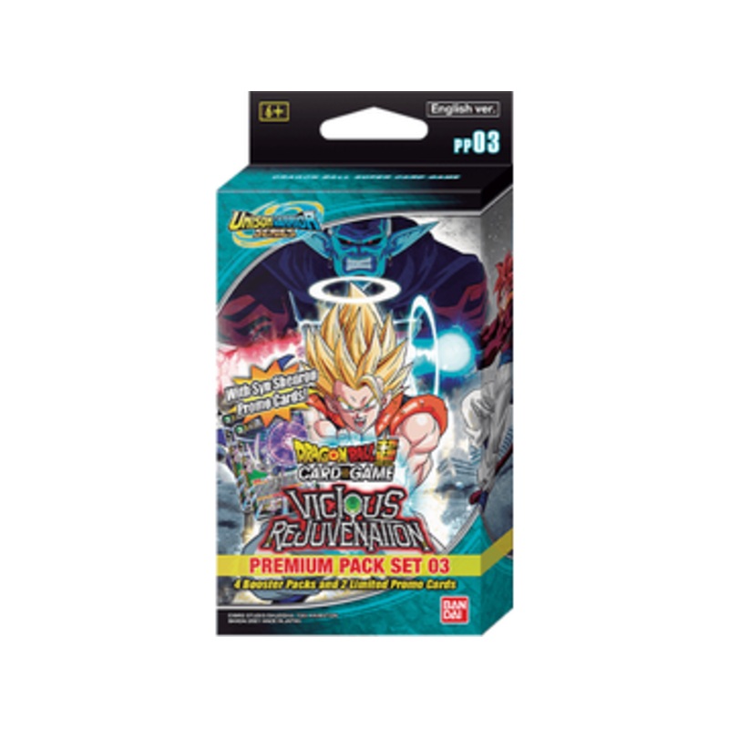Bandai - Dragon Ball Super - Set 12 - Unison Warriors 3 - Vicious Rejuvenation - Premium Pack Set