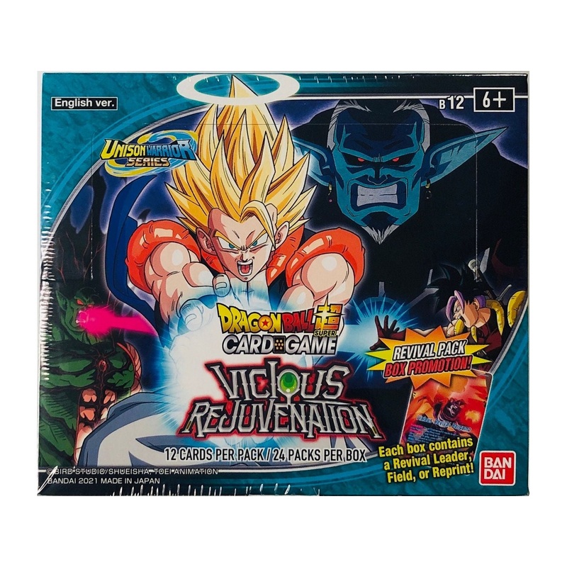 Bandai - Dragon Ball Super - Unison Warriors 3 - Vicious Rejuvenation - Booster Box