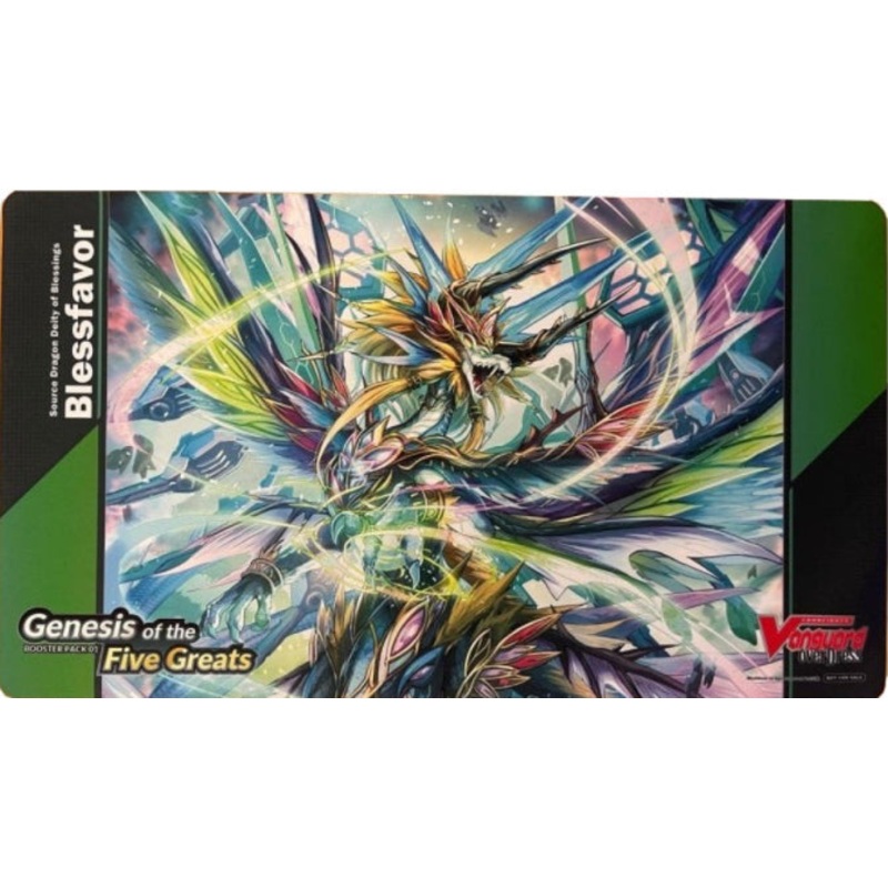 Bushiroad - Cardfight!! Vanguard - Genesis of the Five Greats - Blessfavor - Rubber Playmat