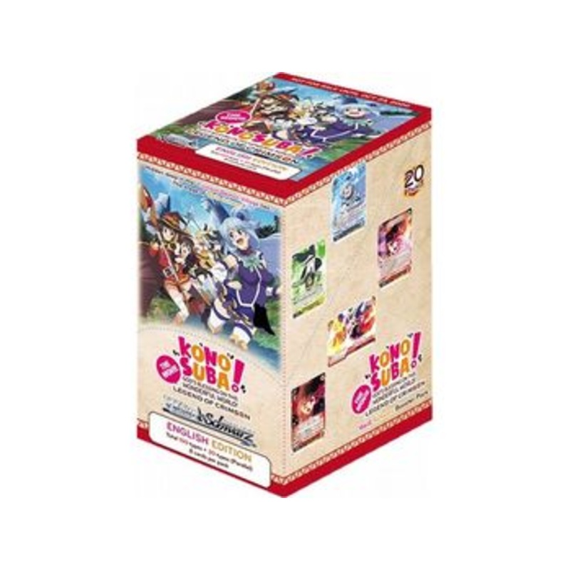 Bushiroad - Weiss Schwarz - Konosuba - Gods Blessing on this World - Legend of Crimson - Booster Box