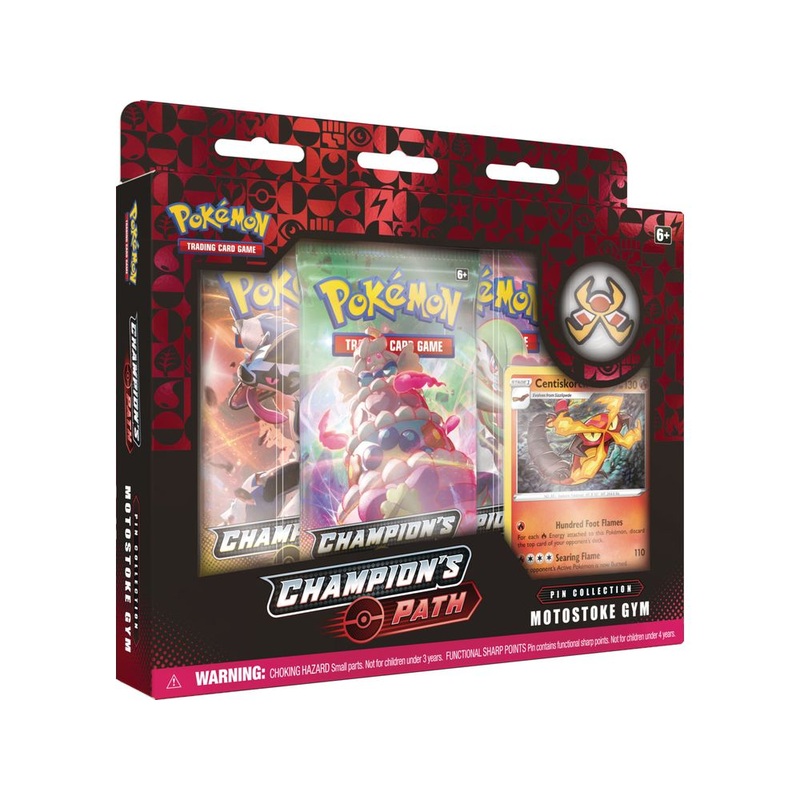Pokemon - Champions Path - Motostoke Gym - Pin Collection