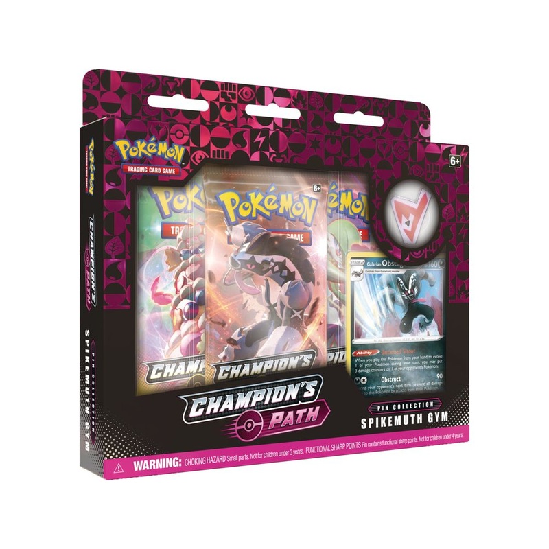 Pokemon - Champions Path - Spikemuth Gym - Pin Collection