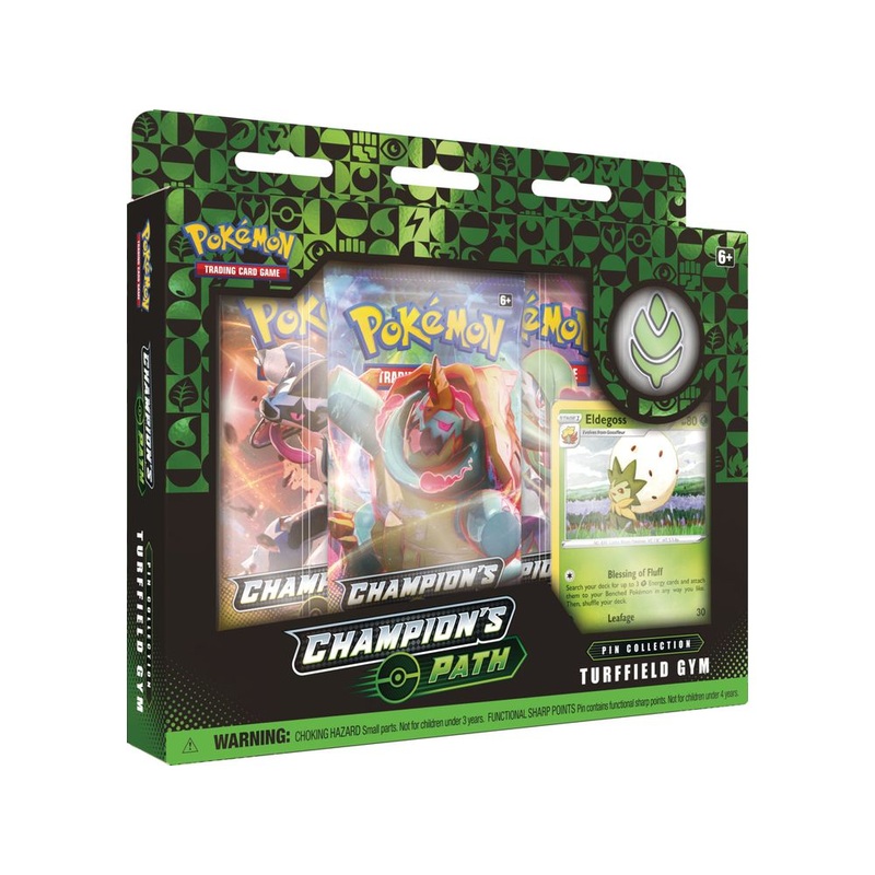 Pokemon - Champions Path - Turffield Gym - Pin Collection