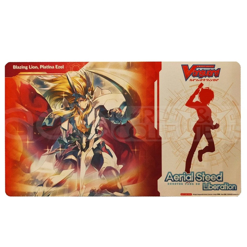 Bushiroad - Cardfight!! Vanguard - Aerial Steed Liberation - Blazing Lion Platina Ezel - Rubber Playmat