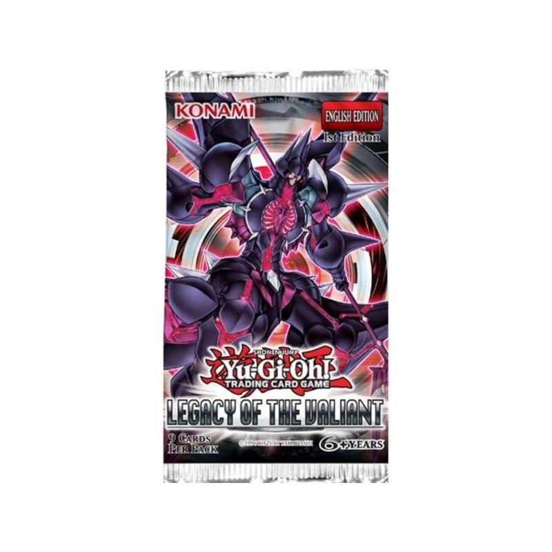 Konami - Yu-Gi-Oh! - Legacy of the Valiant 1st Edition - Blister Pack