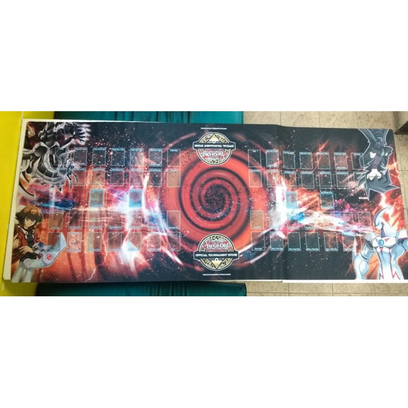 Konami - Yu-Gi-Oh! - Official Tournament Store - 4 Player Double Rubber Playmat 6ft - Jaden Yuki & Chazz Princeton