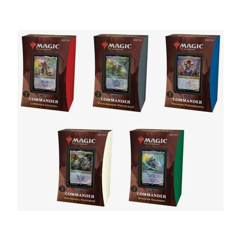 Magic The Gathering - 2021 - Strixhaven - Commander Deck - Set of 5