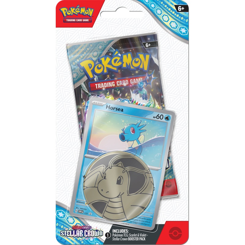 Pokemon - Scarlet and Violet - Stellar Crown - Checklane Blister Pack - Horsea