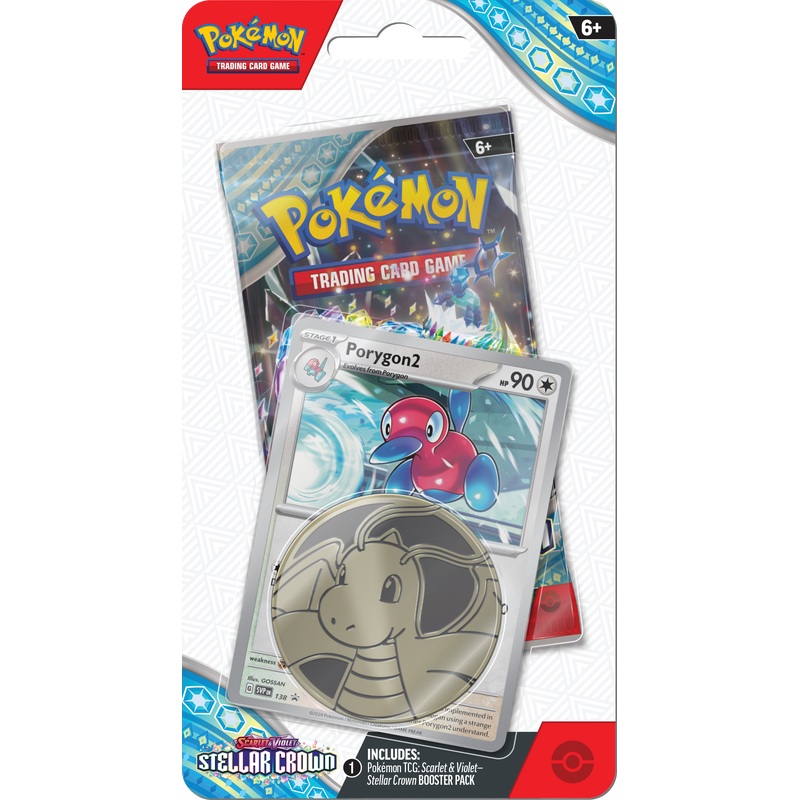 Pokemon - Scarlet and Violet - Stellar Crown - Checklane Blister Pack - Porygon 2