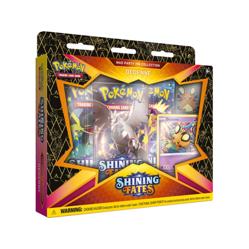 Pokemon - Shining Fates - Mad Party Pin Collection - Dedenne