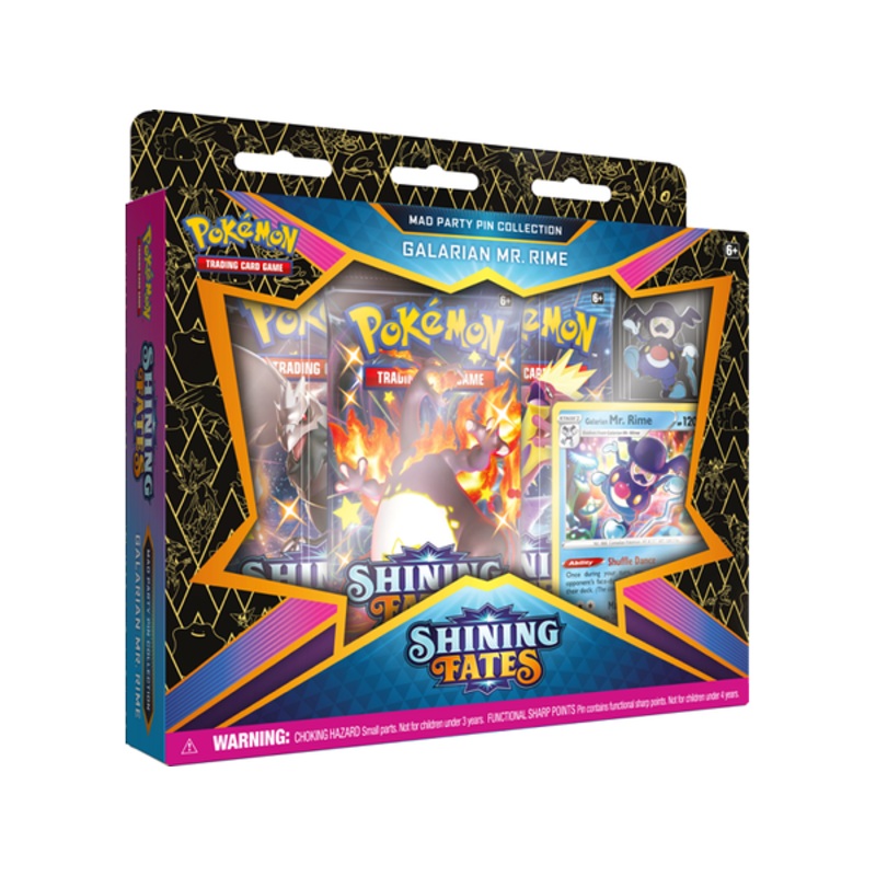 Pokemon - Shining Fates - Mad Party Pin Collection - Galarian Mr. Rime