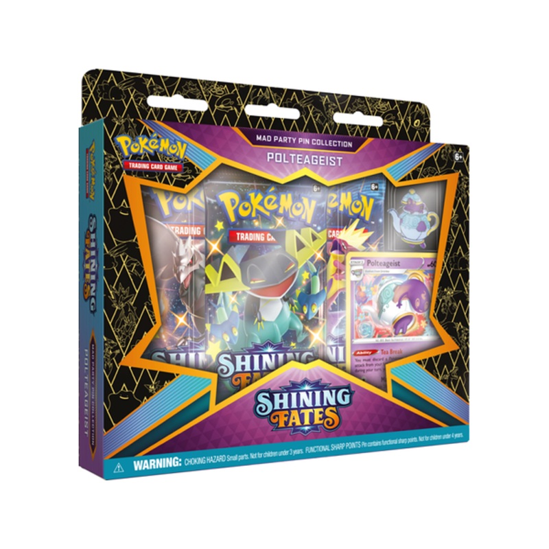 Pokemon - Shining Fates - Mad Party Pin Collection - Polteagiest