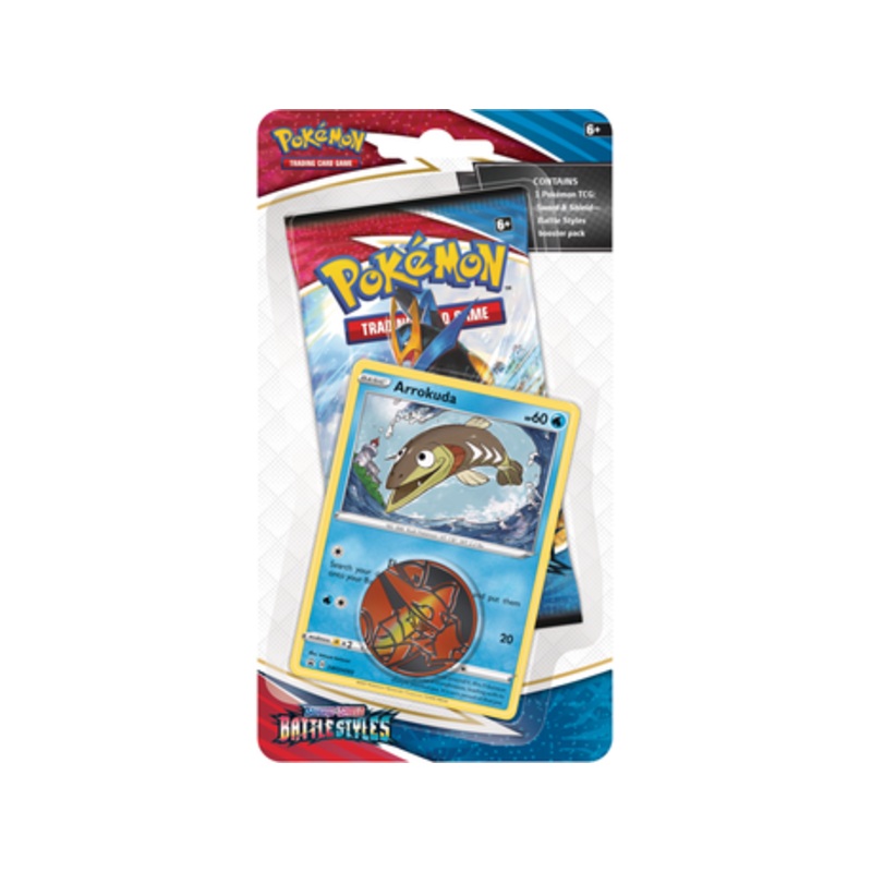 Pokemon - Sword and Shield - Battle Styles - Checklane Blister - Arrokuda