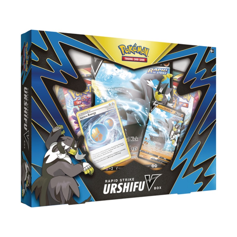Pokemon - Sword and Shield - Battle Styles - Rapid Strike Urshifu - V Box