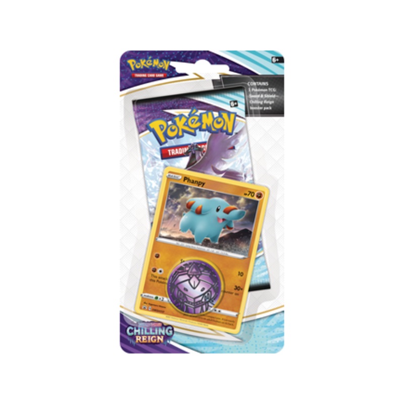 Pokemon - Sword and Shield - Chilling Reign - Checklane Blister Pack - Phanpy
