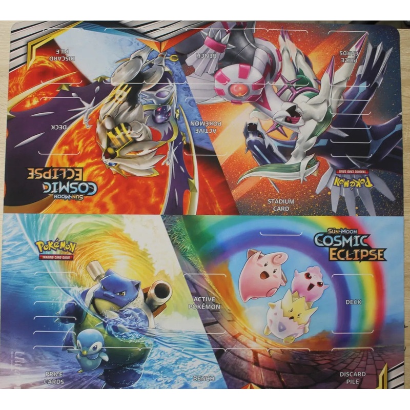 Ultra Pro - Pokemon - Sun and Moon - Cosmic Eclipse - Two Player Playmat