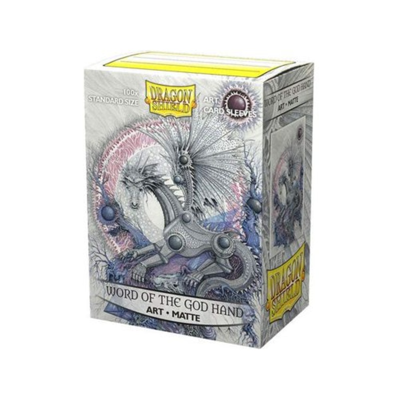 Arcane Tinmen - Dragon Shield Art Sleeves - Standard Size - Matte - Word of The God Hand - Package of 100