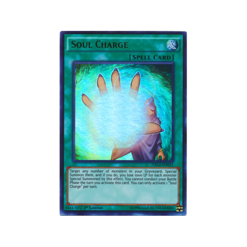Konami - Yu-Gi-Oh! - Soul Charge - 1st Edition Ultra Rare - DRL3-EN051