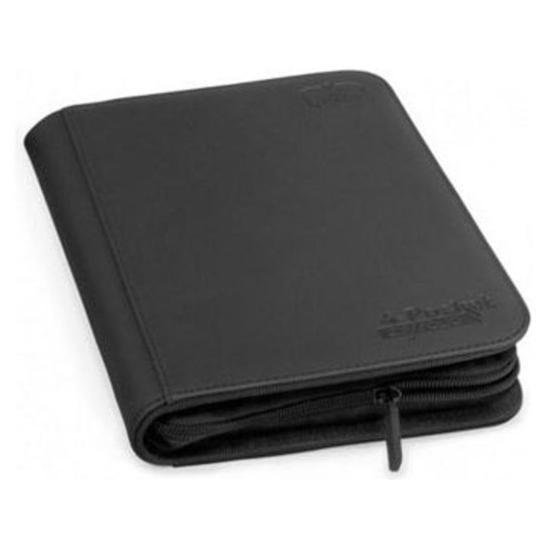 Ultimate Guard - 8 Pocket ZipFolio Xenoskin Binder - Black