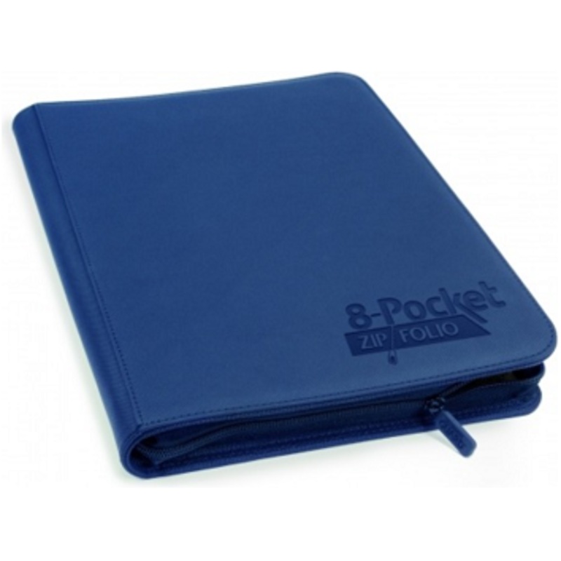 Ultimate Guard - 8 Pocket ZipFolio Xenoskin Binder - Dark Blue