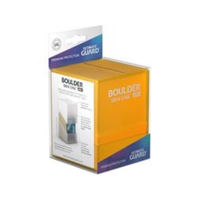 Ultimate Guard - Boulder Deck Case - Amber - 100