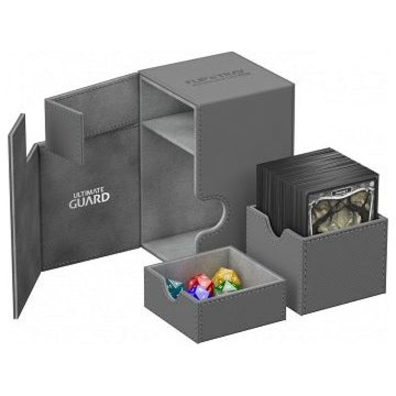 Ultimate Guard - Flip N Tray Case - Grey Xenoskin - 100