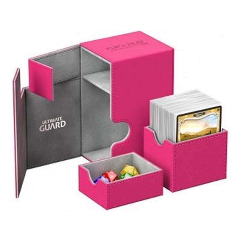 Ultimate Guard - Flip N Tray Case - Pink Xenoskin - 80