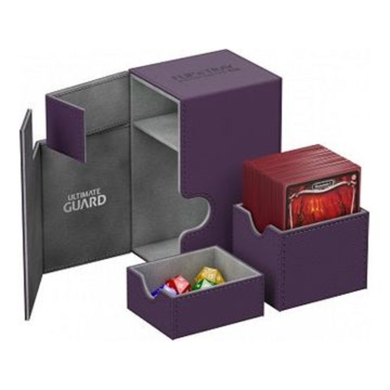Ultimate Guard - Flip N Tray Case - Purple Xenoskin - 80+