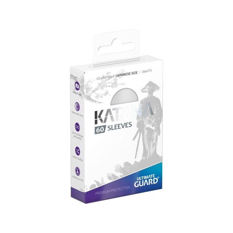 Ultimate Guard - Katana Sleeves - Japanese - White