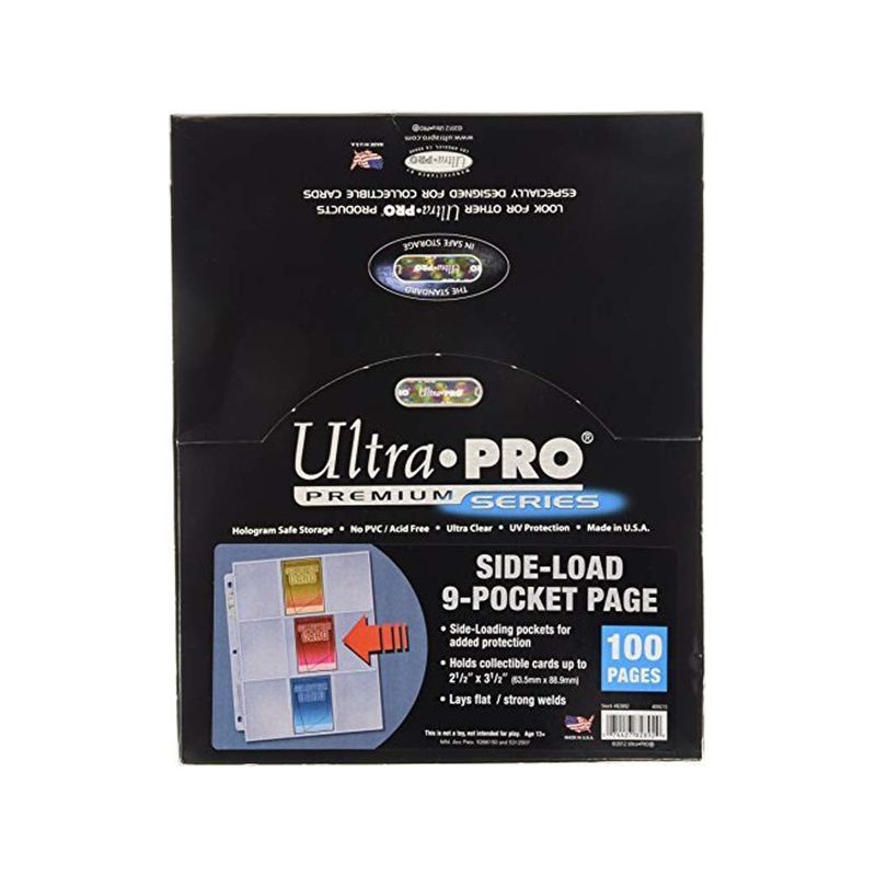 Ultra Pro - 9 Pocket Side Loading - Binder Pages Box