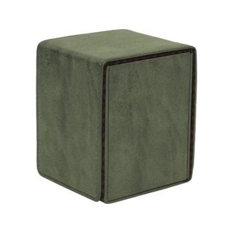 Ultra Pro - Deck Box - Alcove Flip - Suede Collection - Emerald