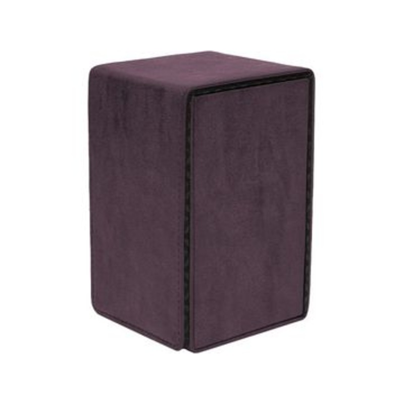 Ultra Pro - Deck Box - Alcove Tower - Suede Collection - Amethyst