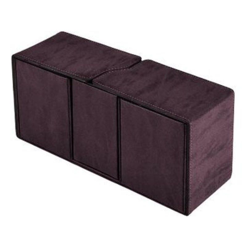 Ultra Pro - Deck Box - Alcove Vault - Suede Collection - Amethyst