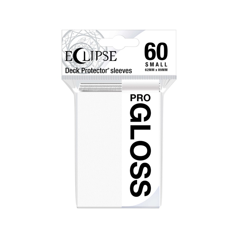 Ultra Pro - Eclipse Gloss Deck Protectors - Small Size - 60 Count Arctic White