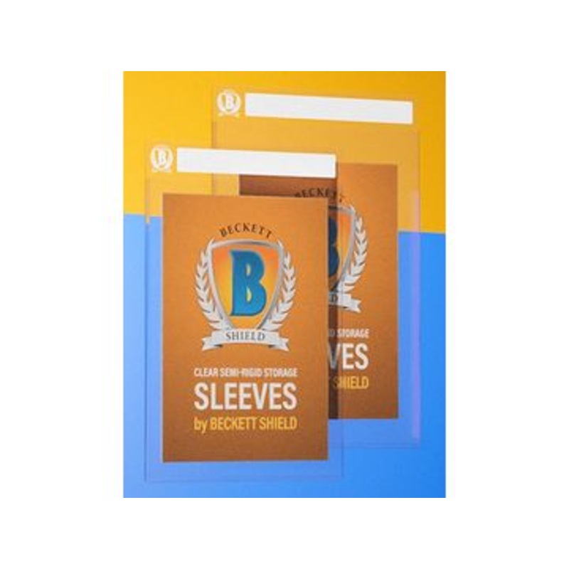 Arcane Tinmen - Beckett Shield Sleeves - Semi-Rigid Storage Thick- Clear Regular Size