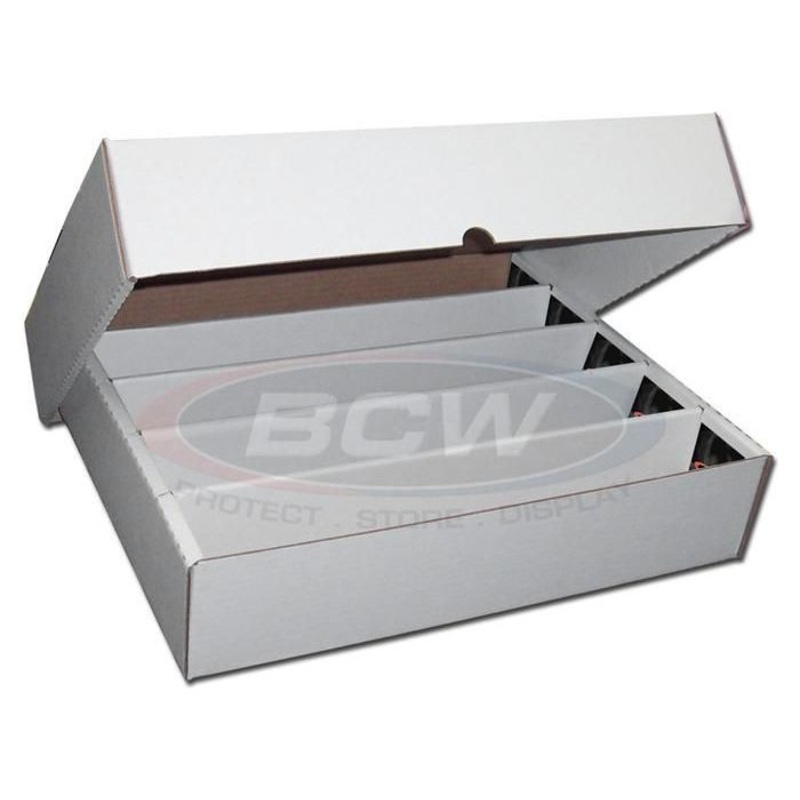 BCW - Cardboard Storage Box - 5000 Count - Full Lid - Bundle of 10