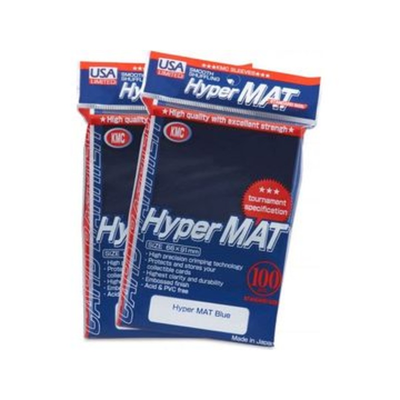 KMC Card Barrier - Standard Size - Hyper Matte Blue- 100ct