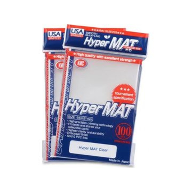 KMC Card Barrier - Standard Size - Hyper Matte Clear - 100ct