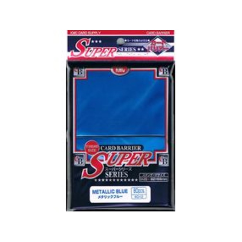 KMC Card Barrier - Standard Size - Super Metallic Blue