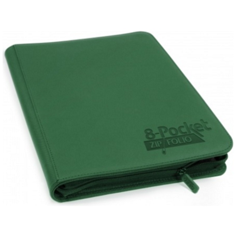 Ultimate Guard - 8 Pocket ZipFolio Xenoskin Binder - Green