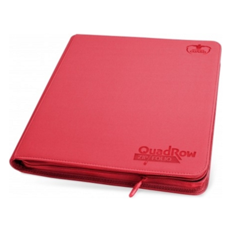 Ultimate Guard - QuadRow ZipFolio Playset Binder - Red