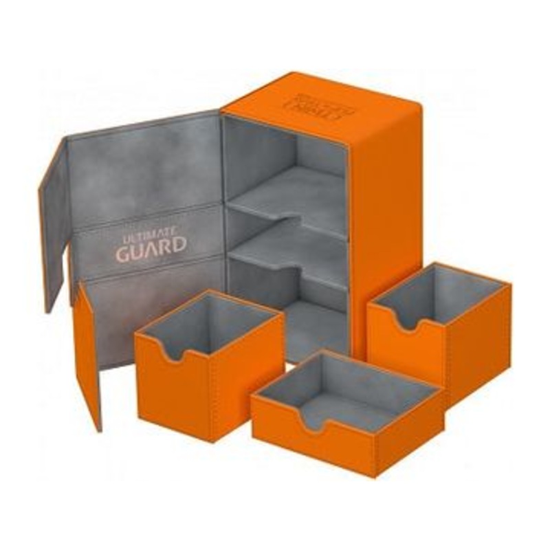 Ultimate Guard - Twin Flip N Tray Xenoskin - Orange - 160