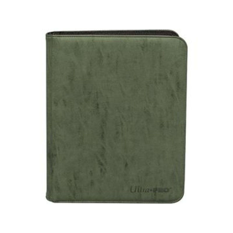 Ultra Pro - 9 Pocket Pro Premium Zipper Binder - Suede Collection - Emerald