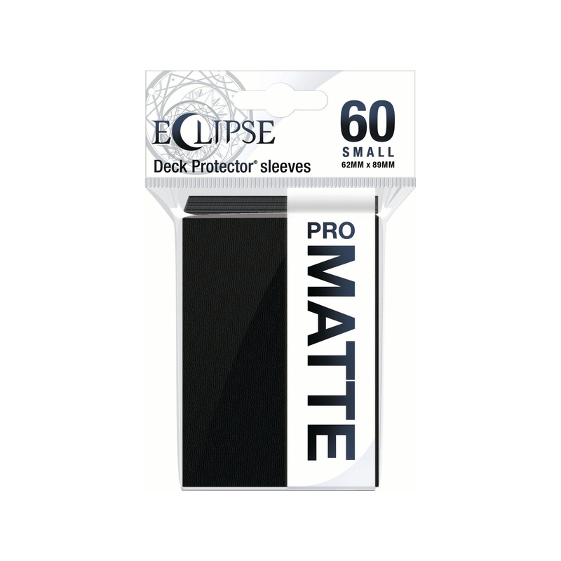 Ultra Pro - Eclipse Matte Deck Protectors - Small Size - 60 Count Jet Black