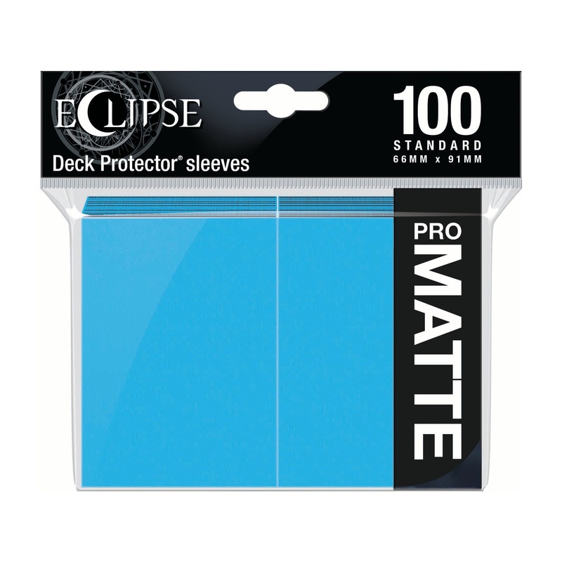 Ultra Pro - Eclipse Matte Deck Protectors - Standard Size - 100 Count Sky Blue
