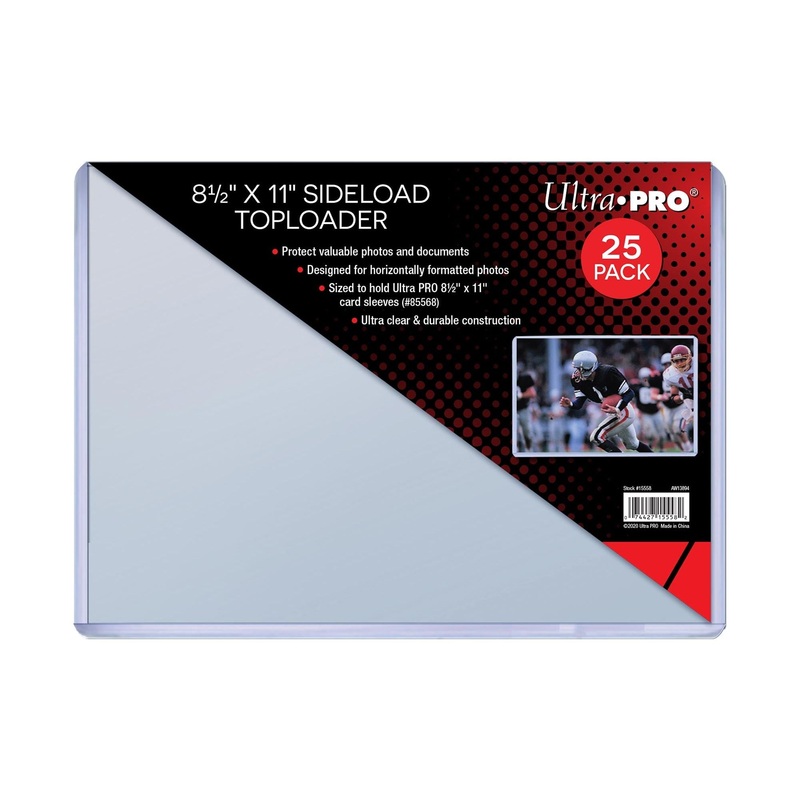 Ultra Pro - Top Loaders - 8 1/2 x 11 Sideloading Toploaders
