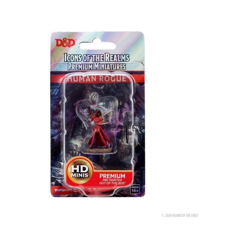 Wizards of the Coast - Dungeons and Dragons - Icons of the Realms - Female Human Rogue - Premium Figure - 93032