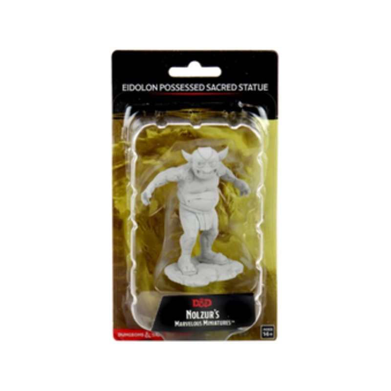 Wizkids - Dungeons and Dragons - Unpainted Miniature - Nolzurs Marvellous Miniatures - Eidolon Possessed Statue - 90167