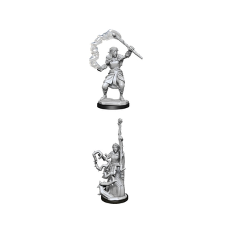 Wizkids - Dungeons and Dragons - Unpainted Miniature - Nolzurs Marvellous Miniatures - Female Firbolg Druid - 90146